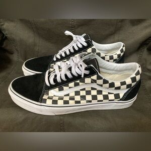 Vans Classic Checker Board Low Top Board Shoes Men’s Size 12